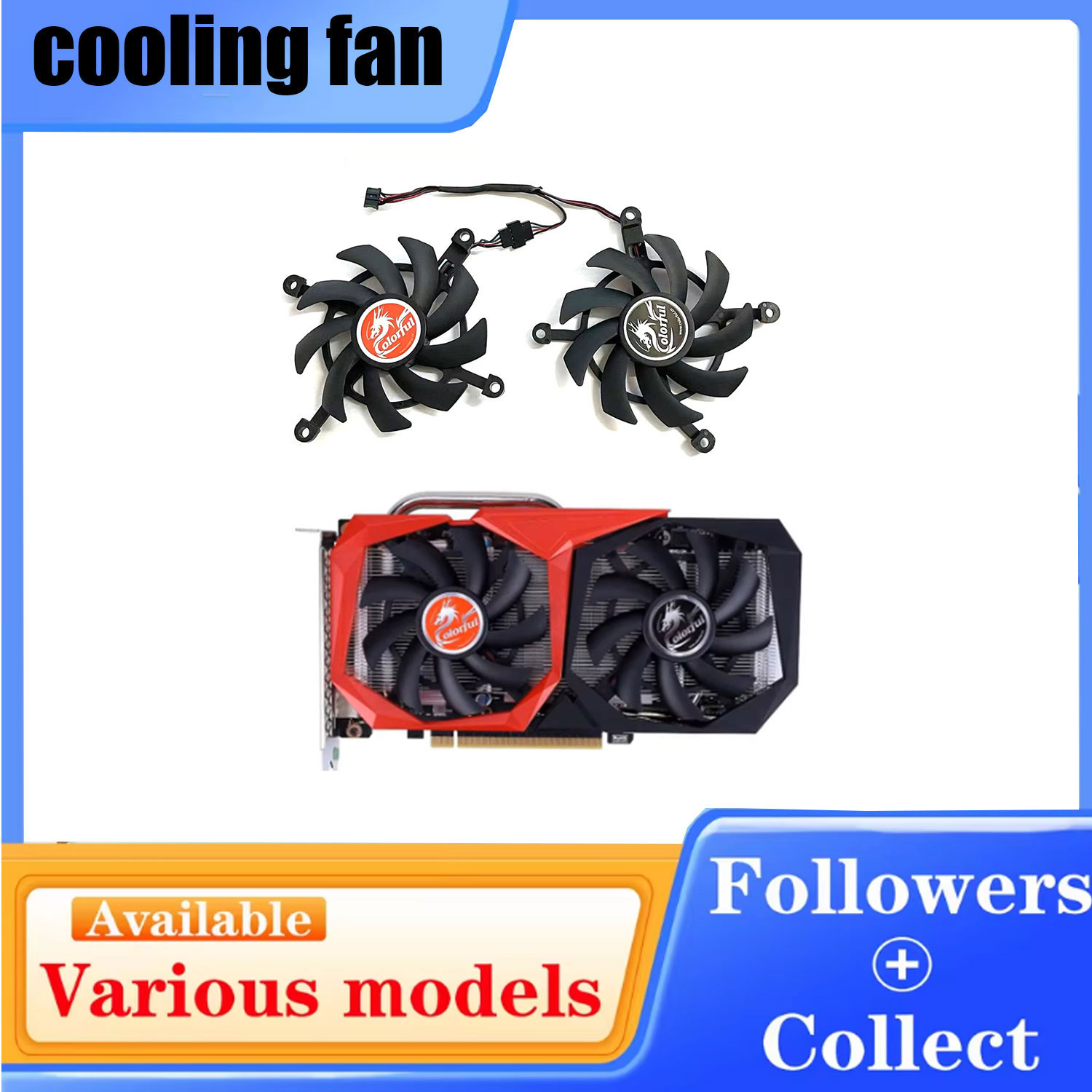 Rtx 4080 Super 16Gb - 85MM Koelventilator voor COLORFUL GeForce GTX