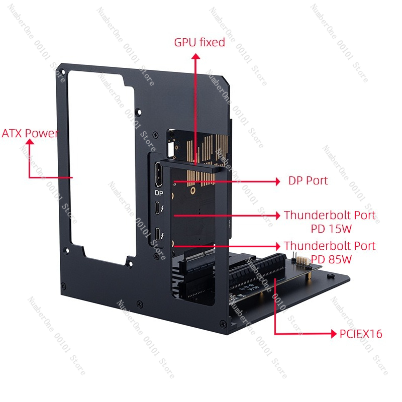 Externe grafische kaartbehuizi - Thunderbolt 4 External Gpu Enclosure recensie en prijs